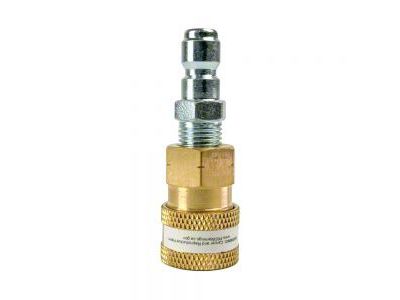 BluShield Pressure Washer Adapter; 1/4-Inch Quick Disconnect Plug x 1/4-Inch Male Pipe Thread