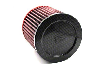 BMC Single Air Universal Conical Filter w/Carbon Top - 76mm - FBSA76-140C