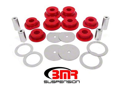 BMR 08-18 Dodge Challenger Rear Cradle Bushing Kit Polyurethane - SCB111