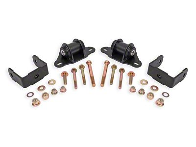 BMR 14-19 Chevrolet Corvette Transmission/Differential Mount - Black Hammertone - TM571H
