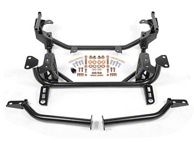 BMR 15-20 Ford Mustang Street Version DOM K-Member - Black - KM760H