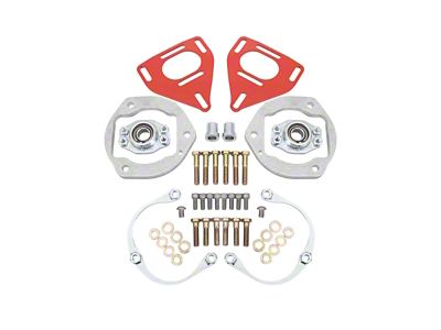 BMR 16-24 Chevy Camaro Caster Camber Plates - Red - WAK360R