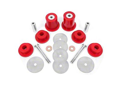 BMR 2015-18 Challenger Differential Lockout Bushing Kit - Red - DMB111