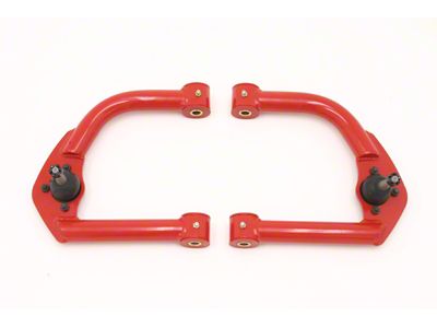 BMR 93-02 F-Body Non-Adj. Upper A-Arms Polyurethane - Red - AA001R