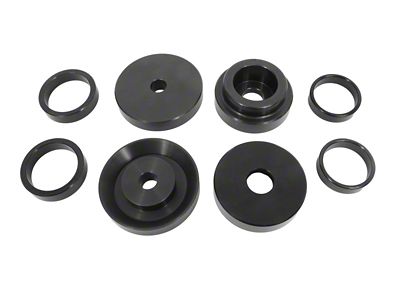 BMR 2008-2018 Challenger Rear Cradle Lockout Bushing Kit - Black - SCB110