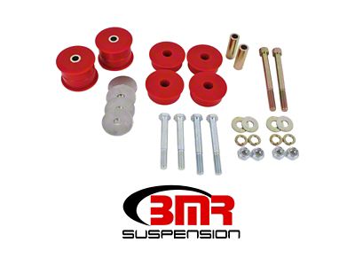 BMR 15-17 S550 Mustang Differential Bushing Kit Polyurethane - Red - BK049