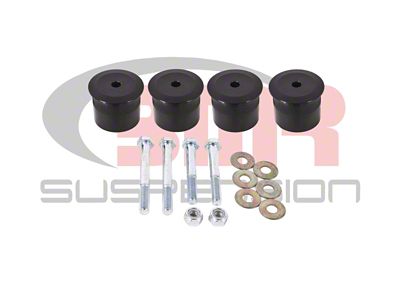 BMR 15-17 S550 Mustang Differential Bushing Kit Aluminum - Black - BK050