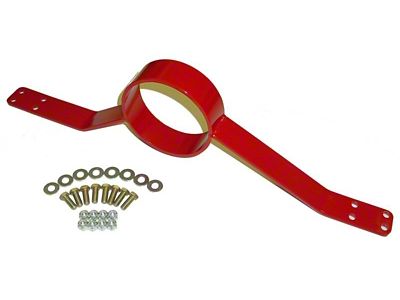 BMR 79-03 Fox Mustang Driveshaft Safety Loop - Red - DSL008R