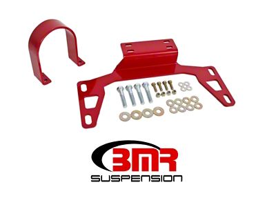 BMR 11-14 S197 Mustang Front Driveshaft Safety Loop - Red - DSL017R