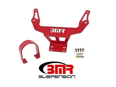 BMR 08-17 Challenger Front Driveshaft Safety Loop - Red - DSL110R