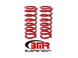 BMR 79-04 Fox Mustang Front Lowering Springs - Red - SP028R