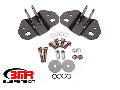 BMR 15-19 Ford Mustang Rear Upper Shock Mount- Hammertone - SM760H