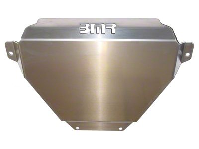 BMR 04-06 GTO Skid Guard Aluminum - Bare w/ Logo - SG001L