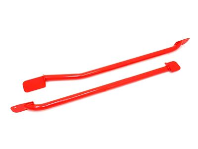 BMR 93-02 F-Body Non-Convertible Weld-On Tubular Subframe Connectors - Red - SFC004R