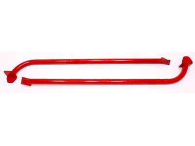 BMR 05-14 S197 Mustang Weld-On Tubular Subframe Connectors - Red - SFC012R
