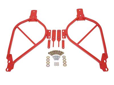 BMR 14-17 Chevy SS Sedan Bolt-On Subframe Connectors - Red - SFC013R