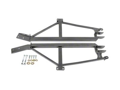 BMR 93-02 F-Body Non-Convertible Weld-On 4-Point Subframe Connectors - Black - SFC020H
