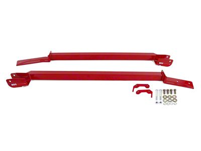 BMR 93-02 F-Body Non-Convertible Bolt-On Boxed Subframe Connectors - Red - SFC023R
