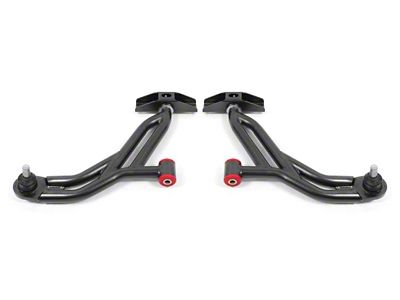 BMR 05-14 Ford Mustang Lower A-Arms - Black Hammertone - AA750H