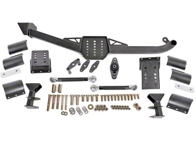 BMR 93-02 F-Body Body Mount Watts Link - Black Hammertone - WL002H