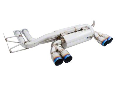 Megan Racing E46 M3 2001-2006 - Supremo axle back Blue Ti-Tips - MR-ABE-BE46M30E-BT