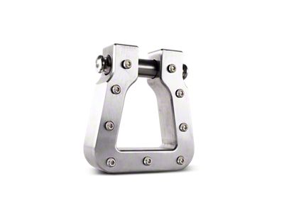 Body Armor 4x4 Mega D-Ring Machined Silver Single - 5141-M