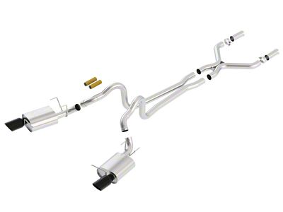Borla 2011-2012 Mustang GT 5.0L Black Chrome 4.5in Rd Tip - 140372BC