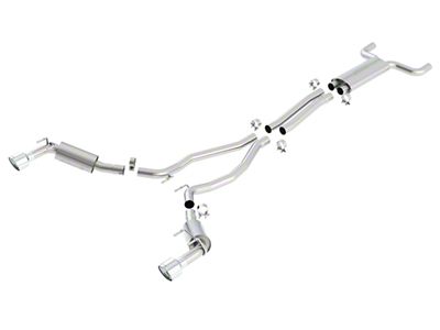 Borla 10-13 Chevy Camaro SS 6.2L V8 Single RoundTip Split - 1014031