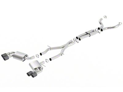 Borla 16-17 Chevy Camaro 6.2L 4in Dual Carbon Fiber Tips - 140687CF