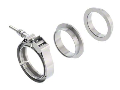 Borla Universal 2.5in Stainless Steel 3pc V-Band Clamp w/ Male - 18008