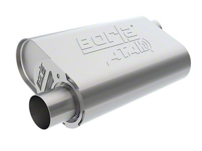 Borla CrateMuffler BB 383/413/426/440 ATAK 2.5in Offset/Offset 14inx4.35inx9in Oval - 400943