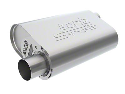 Borla CrateMuffler LS3 S-Type 2.50in Offset/Offset 14inx4.35inx9in Oval Muffler - 400946