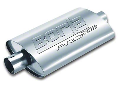 Borla Universal Pro-XS Muffler Oval 2.25in Inlet/Outlet Notched Muffler - 400495