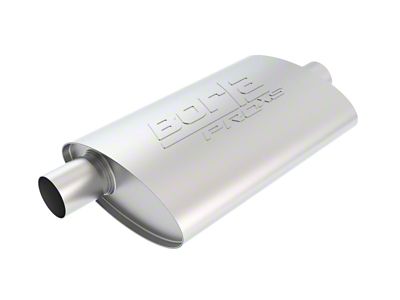 Borla Universal 2.25in Inlet/Outlet Oval Center/Offset 14in x 4in x - 40357