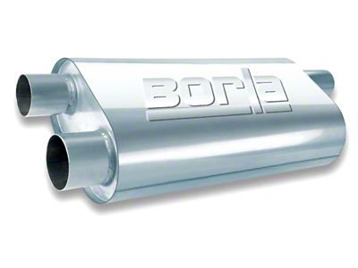 Borla Universal Oval Transverse 2.5in Inlet/Outlet 19in x 10.25in x - 40477