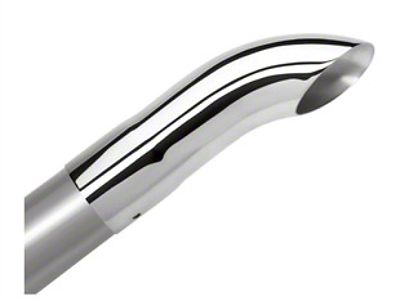 Borla Universal Polished Tip Single Round Turndown/Turnout inlet 2 1/2in. - 20110
