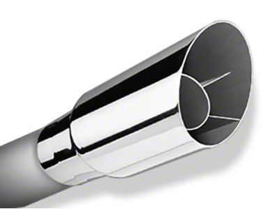Borla Universal Polished Tip Single Round Angle-Cut inlet 3in. Outlet - 20122