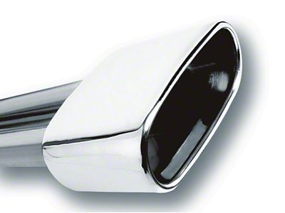 Borla 2.5in Inlet 6.69in x 3in Rectangular Rolled Angle Cut - 20244