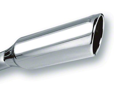 Borla 2.25in Inlet 4in Round Rolled Angle Cut x 12in - 20245
