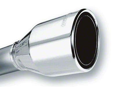 Borla 2.5in Inlet 4.5in Round Rolled Angle Cut Phantom X - 20247