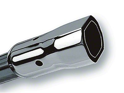 Borla 2.25in Inlet 3.38in x 3.0in Square Angle Cut Phantom - 20252