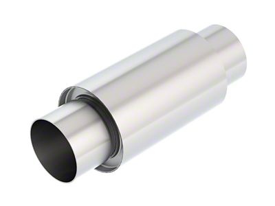 Borla 3 -1/2in In/Out x 5in Round x 8in Long - 40004S