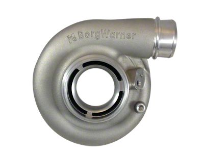 BorgWarner Compressor Cover 72mm SX-E Style V-Band/Hose Outlet - 14961013020