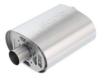 Borla CrateMuffler Coyote 5.0L S-Type 2.5in Offset/Center 12inx6inx10.34in Muffler - 400855