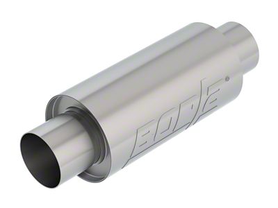 Borla Universal Resonator Option 3in Center/Center 5in Round x 10in - 401339