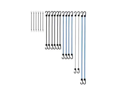 Borne Off-Road Bungee Cord Set; 28-Piece