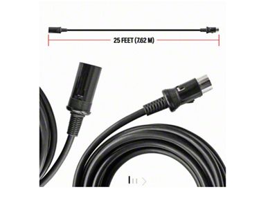 Boss Audio 25ft Extension Wired Remote Control Cable For - MGR25C