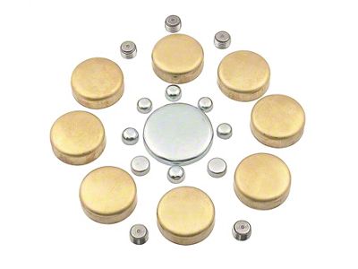 Mr. Gasket Freeze Plug Kit; For Positive Seal Use Teflon Tape Or Pro Pipe Sealant; - 6481