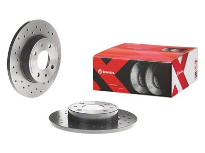 Brembo 03-05 Lexus GS300/GS430/IS300 Front Premium Xtra Cross Drilled UV - 09.8402.1X