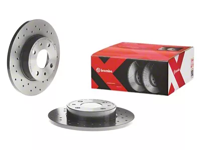 Brembo 13-16 Dodge Dart Rear Premium Xtra Cross Drilled UV - 08.9460.4X
